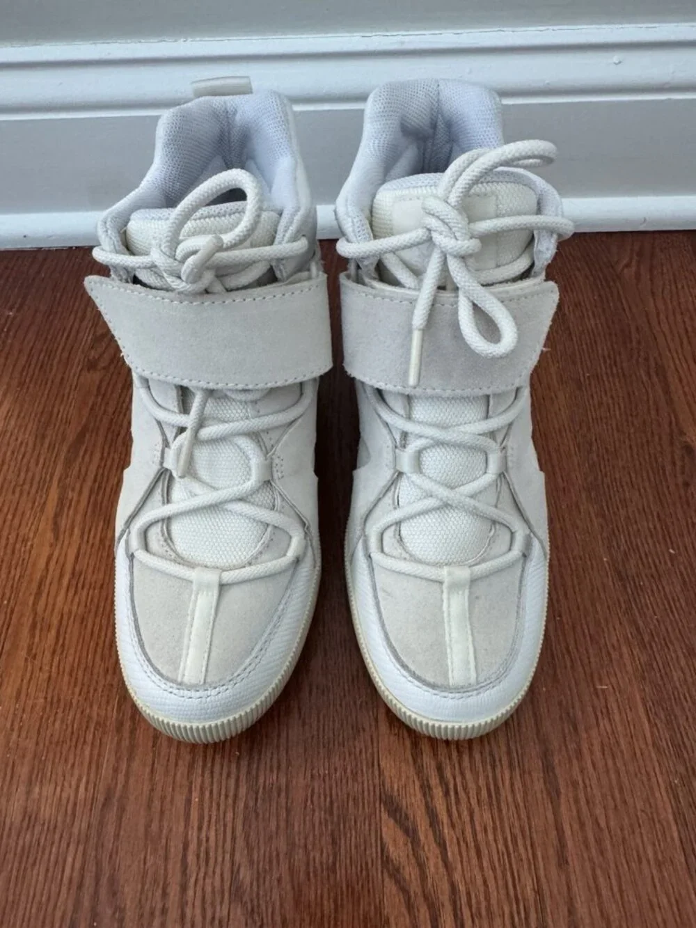 Sorel Women's Out N About Sport Wedge Bootie White/Sea Salt Size 8